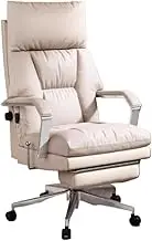 Ergonomic Office Chair Premium Leather Office Chair Ergonomic Gaming Executive Chair for Long Sitting Comfort Desk Chair