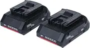 2Packs 18V 4.0Ah Lithium-Ion Battery Replacement，Compatible for Bosch 18 Volt MAX Cordless Power Tool Drills，Compatible for Procore 1600A016GB