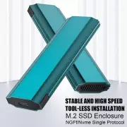 M.2 NGFF NVME SSD SATA to USB 3.2 Type-C Enclosure Case Converter Adapter