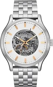 [NIXON] Spectra A1323-100M Water Resistant Unisex Automatic Fashion Watch (40mm Watch Face, 20mm-18mm Stainless Steel Band)