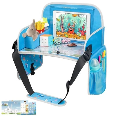 Kids Foldable Travel Tray Toddler Car Seat Activity Dry Erase Board - Airplane