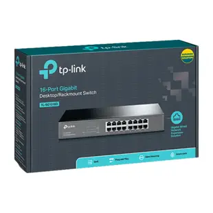 TP-LINK TL-SG1016D 16埠Gigabit交換器