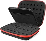KICHOUSE Dice Storage Bag Portable Gaming Dice Holder Pockets for Tabletop Games
