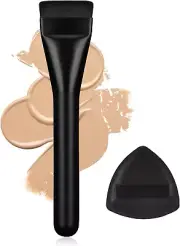 Flat Foundation Brush For Liquid Foundation, Ultra Thin Flat Foundation Brush...