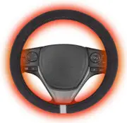 12v Heated Steering Wheel Cover Tangle Free Design Car Heating Hand Warmer 15in Fk