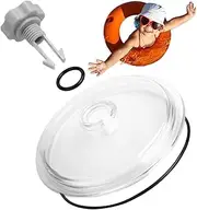 Leaf Trap Cover Lid Replacement | Leaf Cover Catcher Filtration Lid - Pool Sand Filter Replacement Parts with Valve and Rings for Specific Models