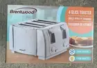 Brentwood Toaster Cool Touch, 4-Slice, White, Brand New In Box