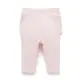 【Purebaby】澳洲有機棉 嬰兒舒棉長褲 粉紅(新生兒 女童 有機棉 棉褲)