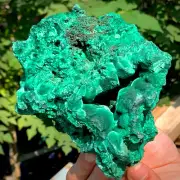 3.51LB natural luster peacock stone transparent cluster rough mineral sample