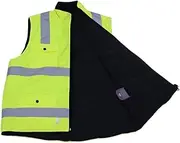 [KGVSLIXYT] Safety Vest High Vis, Winter Adult Safety Reflective Vest, Can Be Worn On Both Sides，for Cycling Night Running Safety Vest Construction Vest