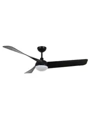 Osprey 132cm DC Fan with Light in Black