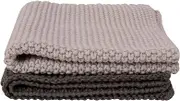 Creative Co-Op Square Cotton Knit Dish Cloths (Set of 2 Pieces)