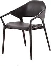 CVBFDB Dinning Chair Wood Comfortable Cafe Dining Chairs Arm Living Room Decoration Kitchen Furniture(White-Mountain peach7)
