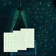 Ginddy Dark Stars for Ceiling,452 Pcs Ceiling Stars Glow in the Dark Realistic 3D Luminous Stars Wall Stickers Glow Stars for Kids Bedroom Ceiling,Mirror,Wardrobe,Bedside,Desk Lamp,and Power Switch