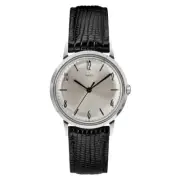 Timex Marlin Classic Hand-Wound 34mm Vintage 1960s Reissue Watch TW2R47900