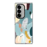 Galaxy Z Fold6 Clear Case Abstract Spots and Circles