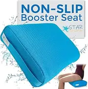 Star Splash Hot Tub Booster Seat, 15 x 12 x 5 Inches - Bath Cushion with Non-Slip Micro Dot Bottom and 6 Weight Sections - Quick Dry Inflatable Hot Tub Accessories for Adults and Kids