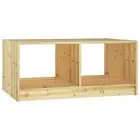 Solid Firwood Coffee Table Home Accent Couch End Side Table Furniture vidaXL