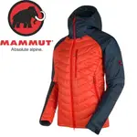 【MAMMUT 男 RIME PRO IN HOODED 連帽化纖外套 《 紅/藍》】1010-21880/化纖外套