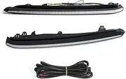 Car LED Daytime Running Light Assembly 3 Color Turn Signal Indicator Lamp Fog Light Waterproof，Compatible For Mazda 6 2018 2019 2020 2021