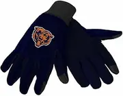 FOCO Chicago Bears Color Texting Utility Gloves, Blue, One size