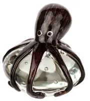 Russell Collection Coloured Glass Ornament - Miniature Octopus Puti