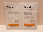 Murad ~ Environmental Sheild Vitamin Infusion Treatment Powder & Gel ~ NIB