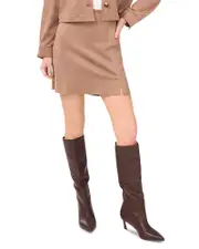 Vince Camuto Faux Suede Mini Skirt