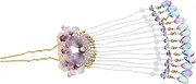 [GAROZATION] Vintage Butterfly Hair Sticks with Long Flowing Tassels Elegant Hair Chopsticks for Hanfu Classical Chinese Jewelry Accessories for Women