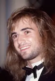Men's singles champion Andre Agassi USA at the Wimbledon Champions- Old Photo
