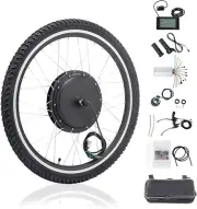 Electric Bike Conversion Kit, 48V 1000W Ebike Conversion Kit, 26" Front/Rear Whe