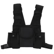 Radios Pocket Radio Chest Harness Chest Front Pack Pouch Vest Rig4279