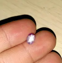 在飛比找Yahoo!奇摩拍賣優惠-天然""無燒""紫色星石-1.555ct，星石是比紅寶石，藍