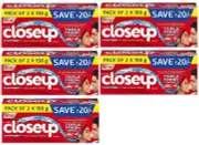 150g x 10 - Close Up Ever fresh toothpaste fresh Formula Red Hot Deep Action
