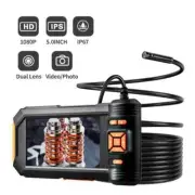Dual &Triple Lens Industrial Endoscope 1080P 5 ''LCD Borescope Inspection Camera