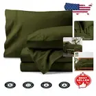 Organic Cotton Flannel Sheet Set – Full XL, Cypress – Ultimate Softness & Warmth