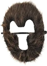 Unique Monkey Style Cosplay Beard Fake Facial Hair for Adult Boys and Girls Halloween Costumes Party Mustache Accessory