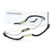 Makeup Bow and for Arrow Line Ruler Set Measuring Brow Mapping String PMU Access