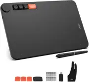 Graphics Drawing Tablet VEIKK Voila L Drawing Pad 10X6 Inch,With 4 Customized Ke