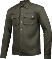 Ixon Settler Motorcycle Shirt, green-brown, Size M for Men Green Brown