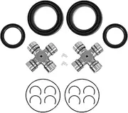 Front Axle Seal & U Joint Kit Compatible with Ford F250 F350 F450 F550 Super Duty Excursion with Dana 50/60 1998-2005 Replace# 2002692 50381 50491 SPL55-4X 41784-2