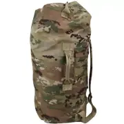 ARMY DUFFLE BAG - TOP LOAD CANVAS KIT BAG - 21" X 36"