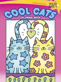 在飛比找博客來優惠-Spark Cool Cats Coloring Book