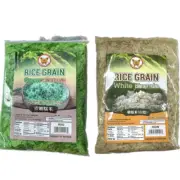 7oz Butterfly Sweet Rice Flakes Glutinous Cereal Dried Grain - Green - White
