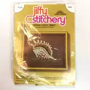 Jiffy Stitchery Sunset Designs Embroidery Kit Spider Conch Shell #841 Nautical
