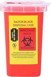Barber Salon Razor Holder Box Sturdy Abs Plastic Storage Container for Razor