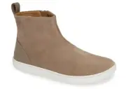 Birkenstock Women's Myra Taupe Suede Ankle Booties High Top Cork EU 36 Size 5 US