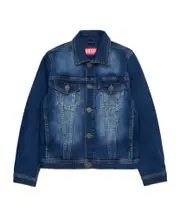 Diesel Kids Long-Sleeved Denim Jacket 8Y,6Y,16Y,4Y,14Y,12Y,10Y dark blue