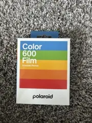 New Sealed Polaroid 600 Color Film for Polaroid 600 & I-Type Cameras - 8 Photos
