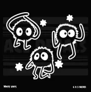 Spirited Away - Soot balls- Ghibli - Anime - vinyl decal sticker